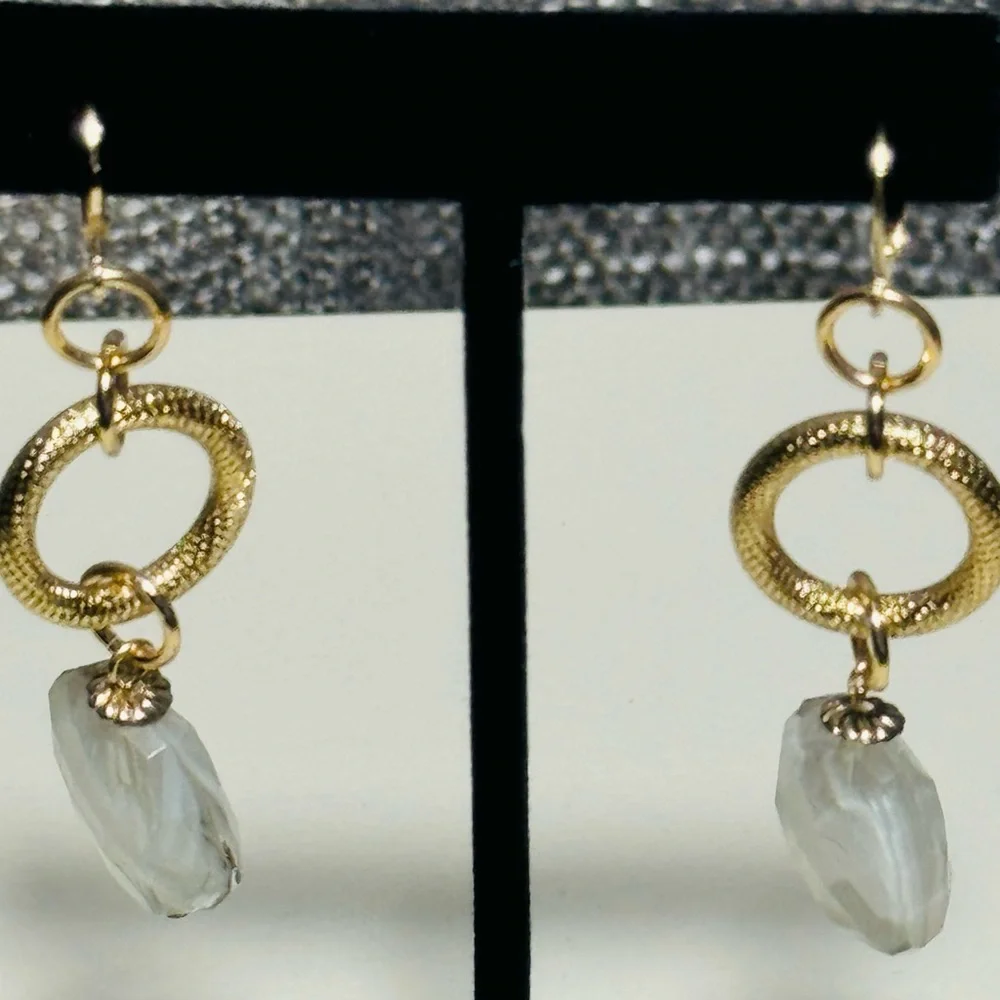 Tommy Bahama Beach Stone Earrings NWT